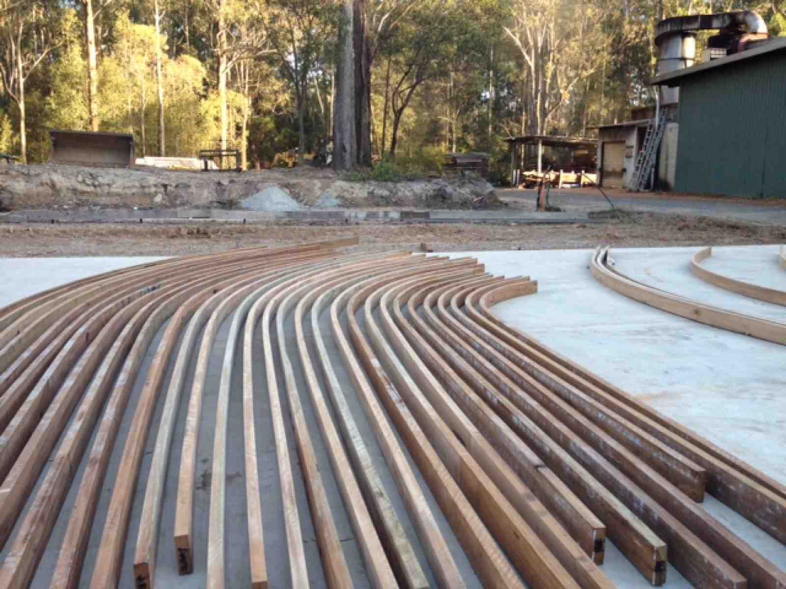 Steam Bent Timber Australian Architectural Hardwoods